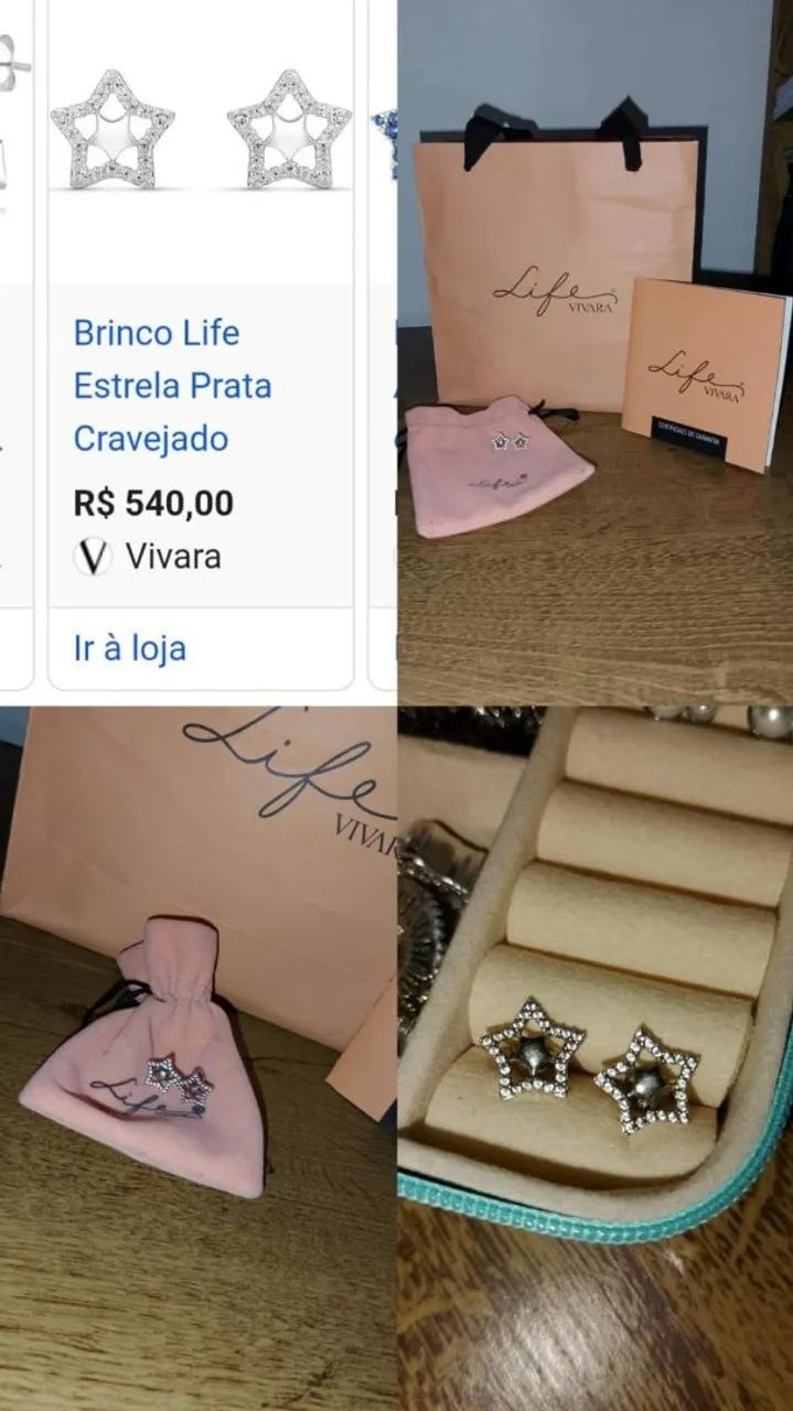 Brinco Vivara Life Prata 925 Original - Foto 5