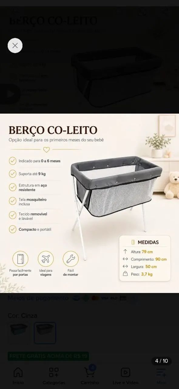 Berço portátil 