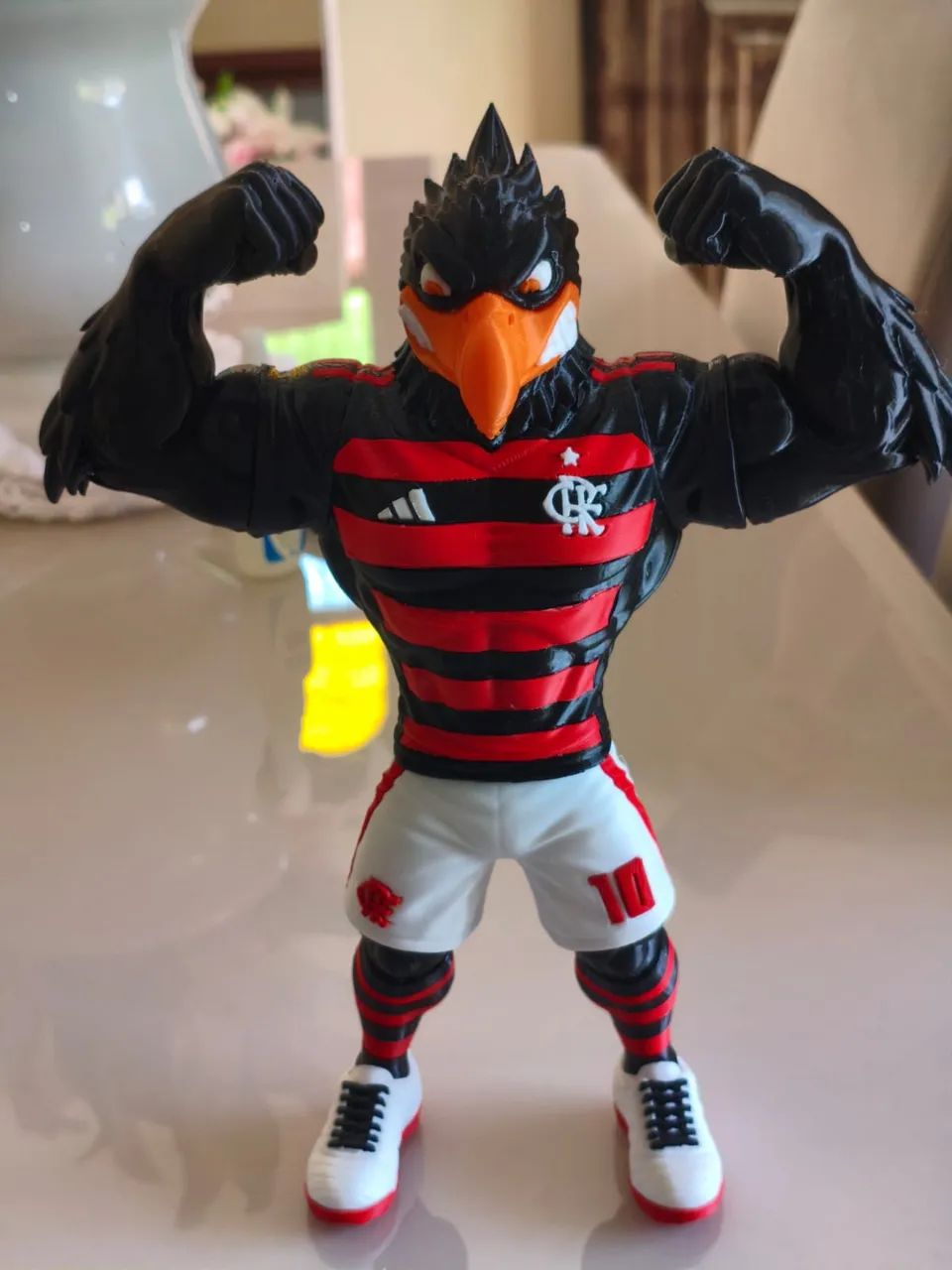 Boneco Urubu do Flamengo feito em 3D  - Foto 2