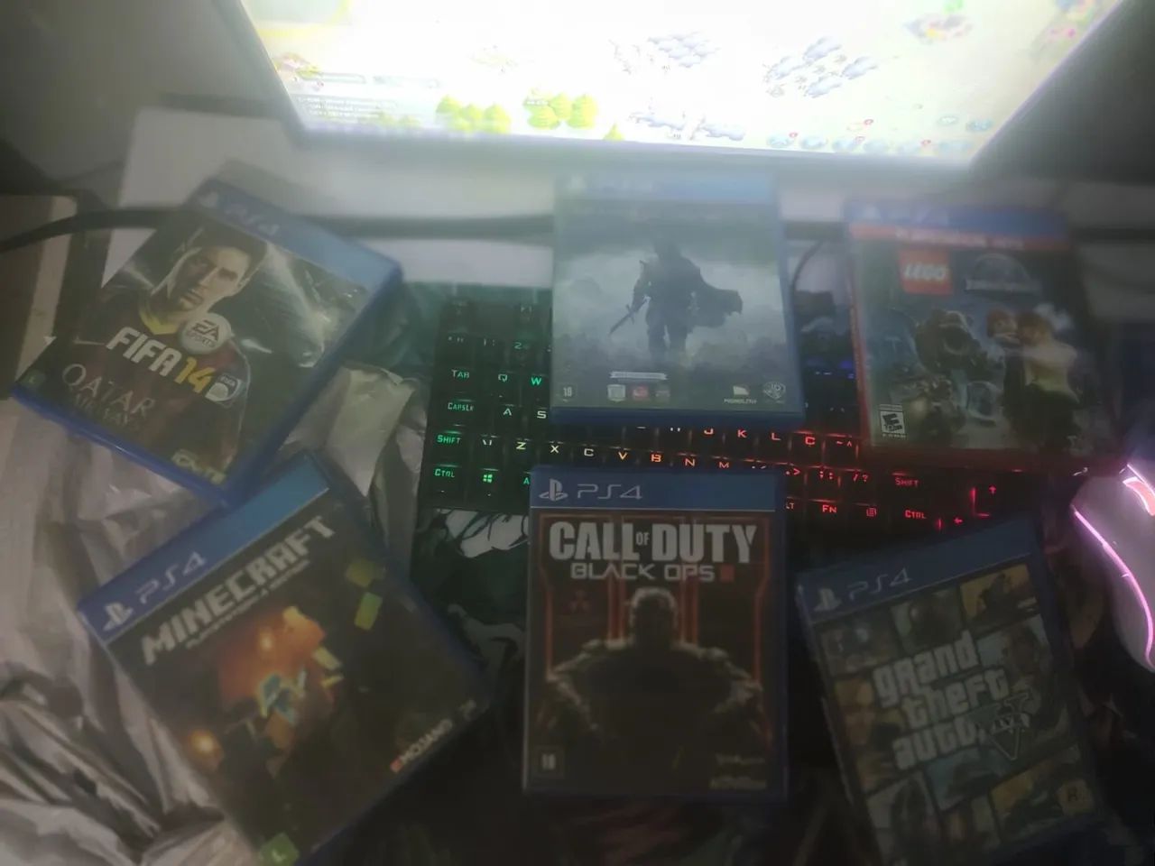 6 jogos de ps4 