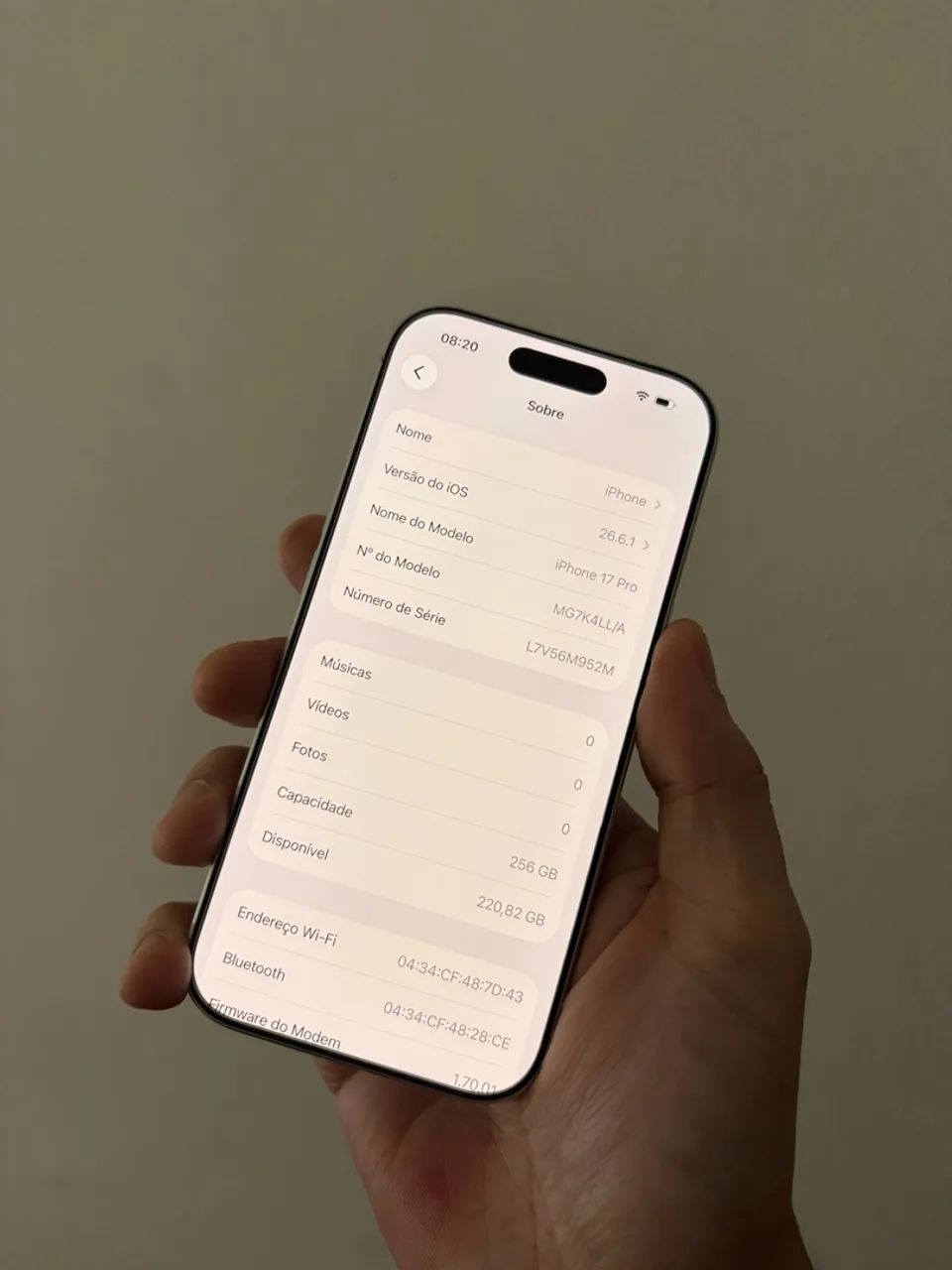 iPhone 17 Pro Prata 256GB - Foto 4