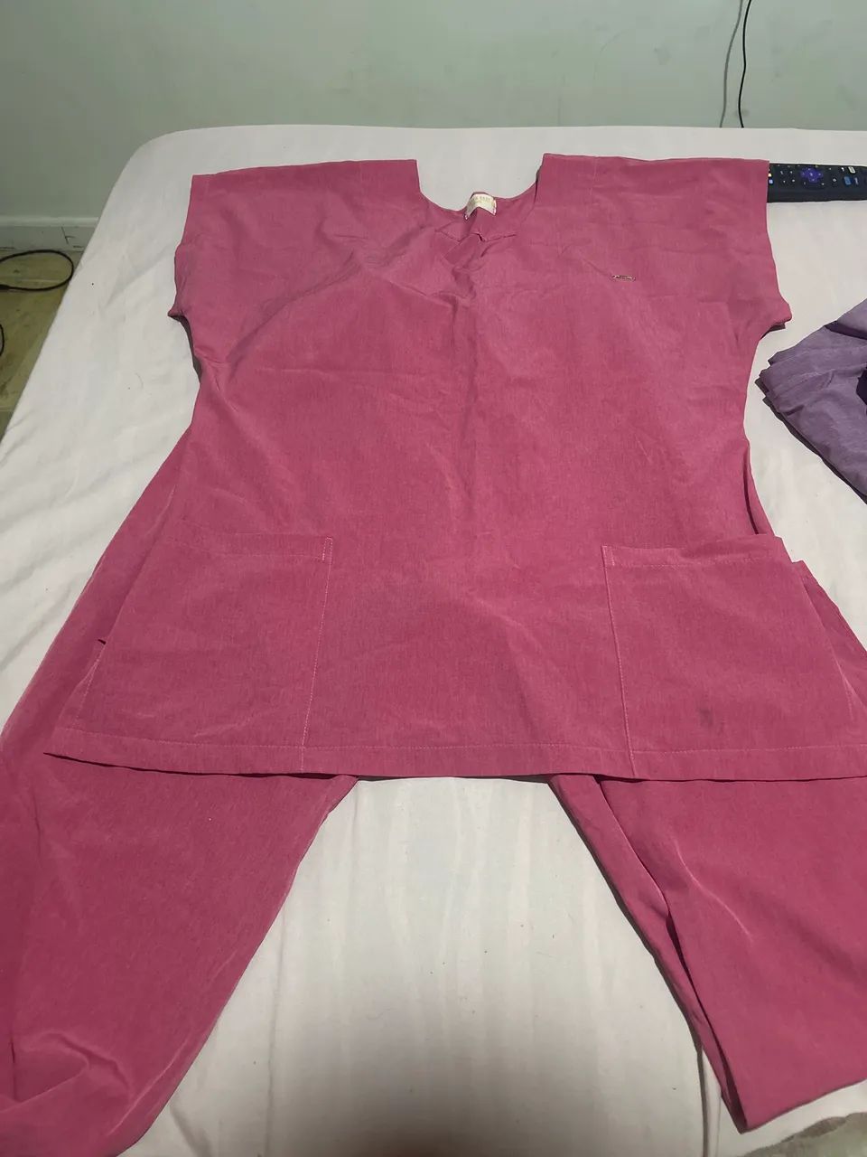 Scrup profissional rosa