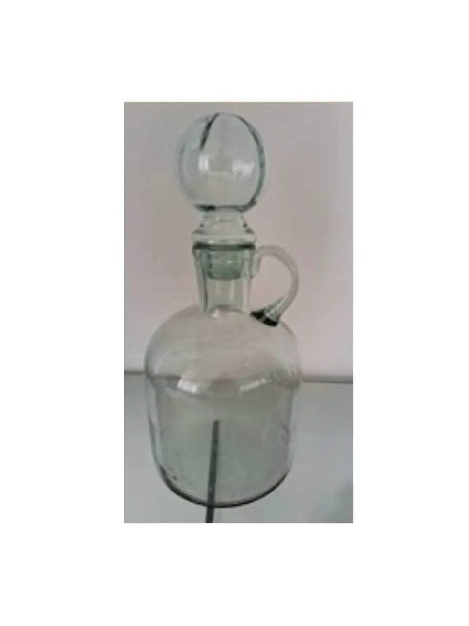 Uma Garrafa de Vidro Transparente OPÇÃO com ou sem Tampa  - Foto 2