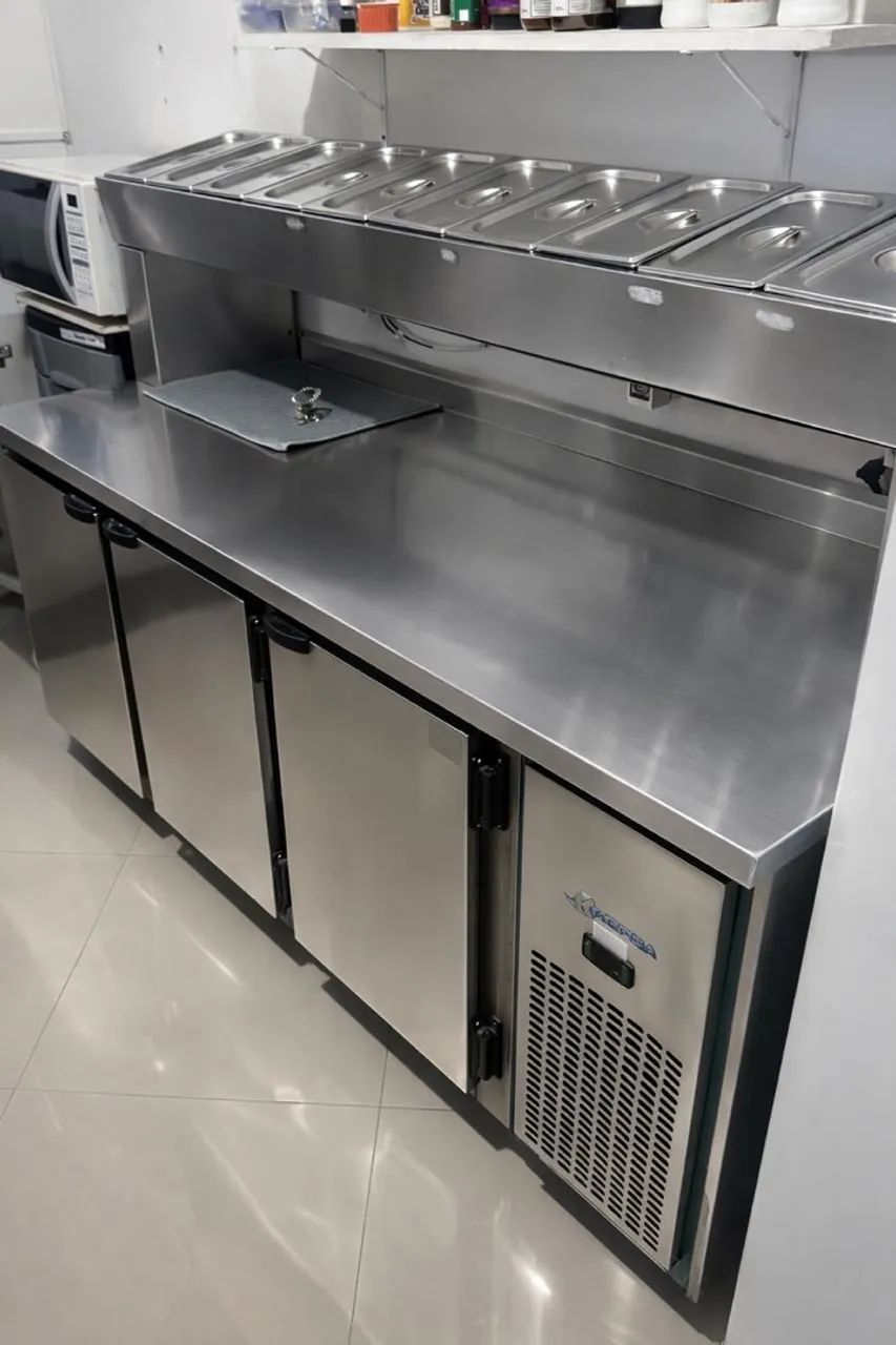 balcão refrigerador inox condimentadora - Foto 2