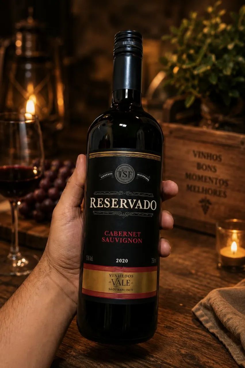 Caixa de vinho seco Reservado  - Foto 2