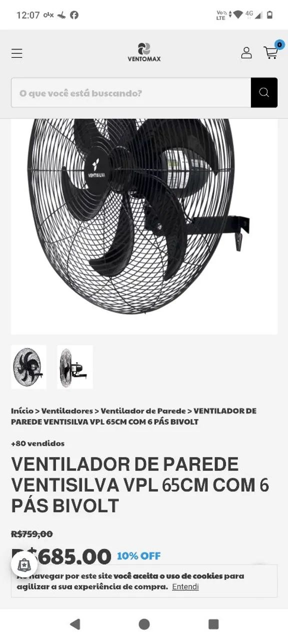 VENTILADOR DE PAREDE  - Foto 3