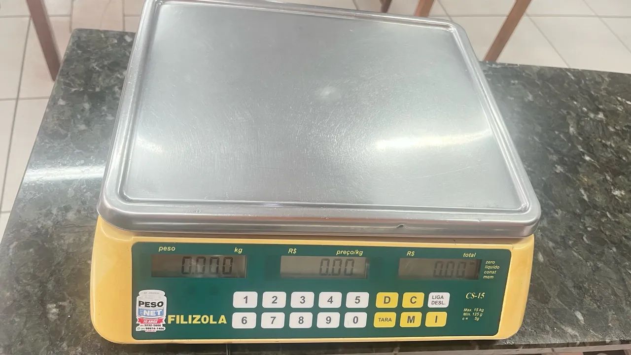 Balança Filizola CS-15 15kg - Funcionando Perfeitamente