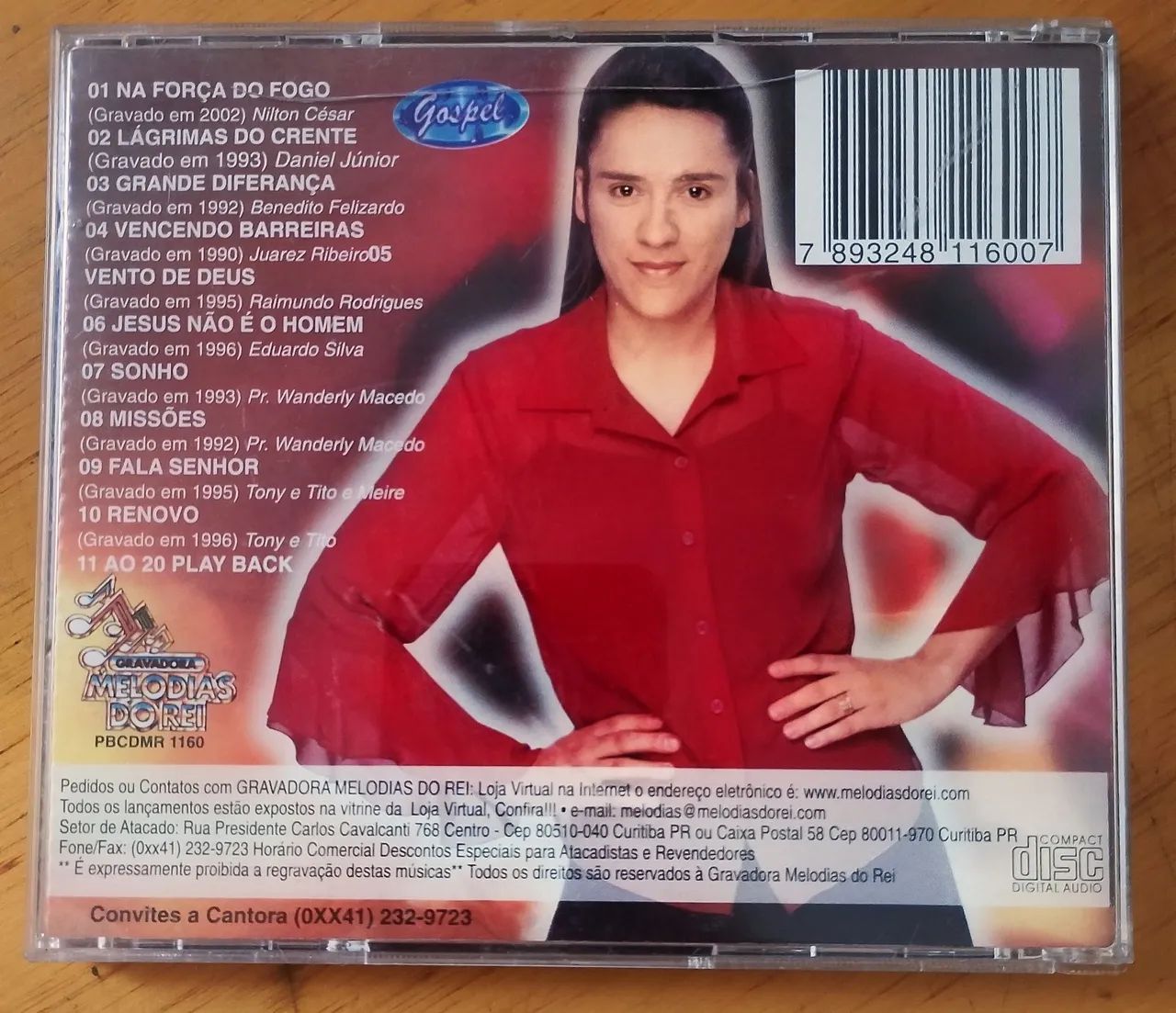 Cd Dalvinha Sucessos Vol 1  - Foto 3