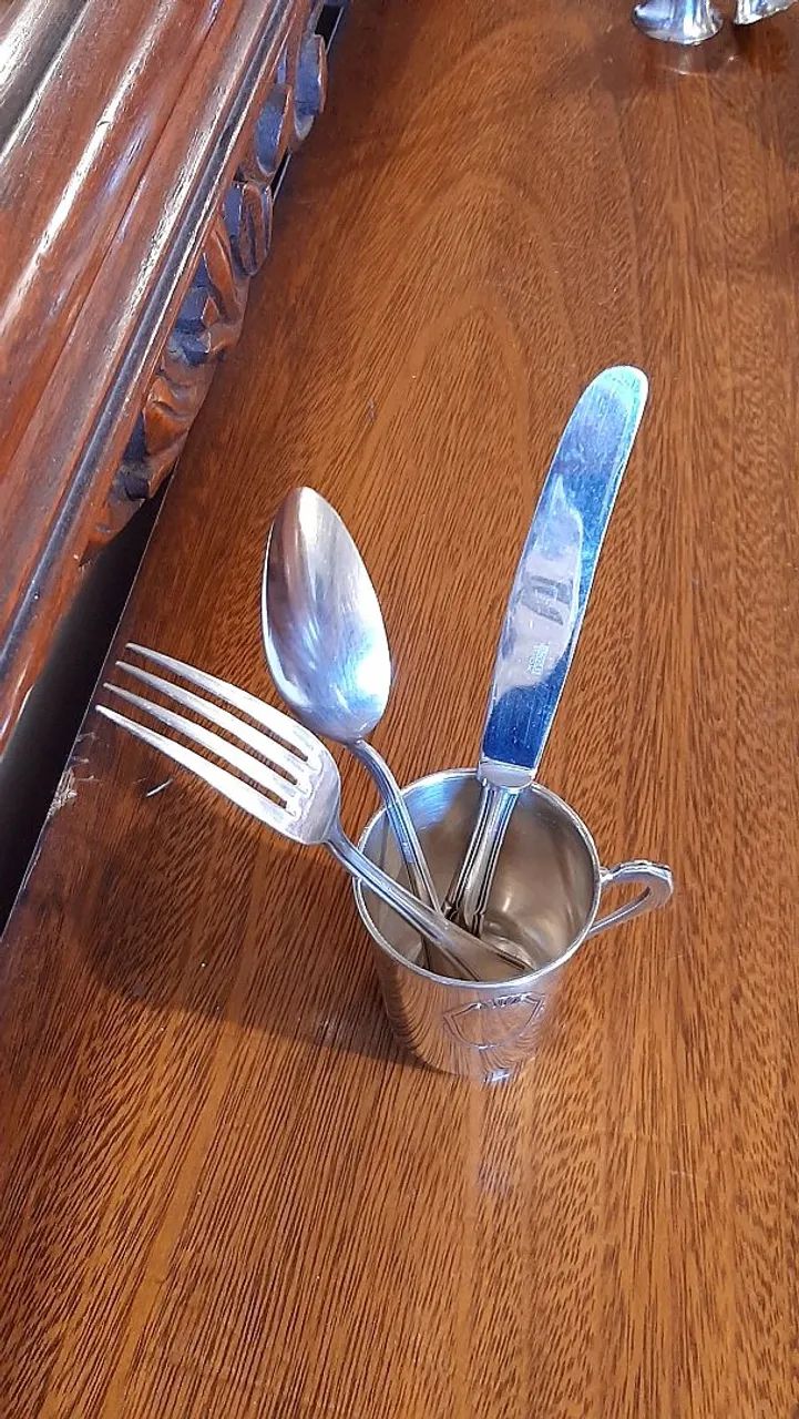 Antigo kit refeição bebê; Eberle - Foto 3