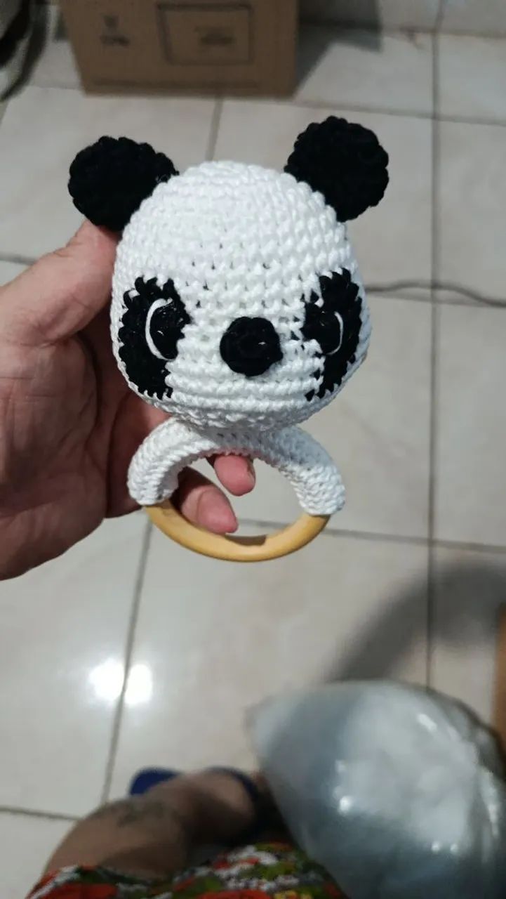 Chocalhos em amigurumi 