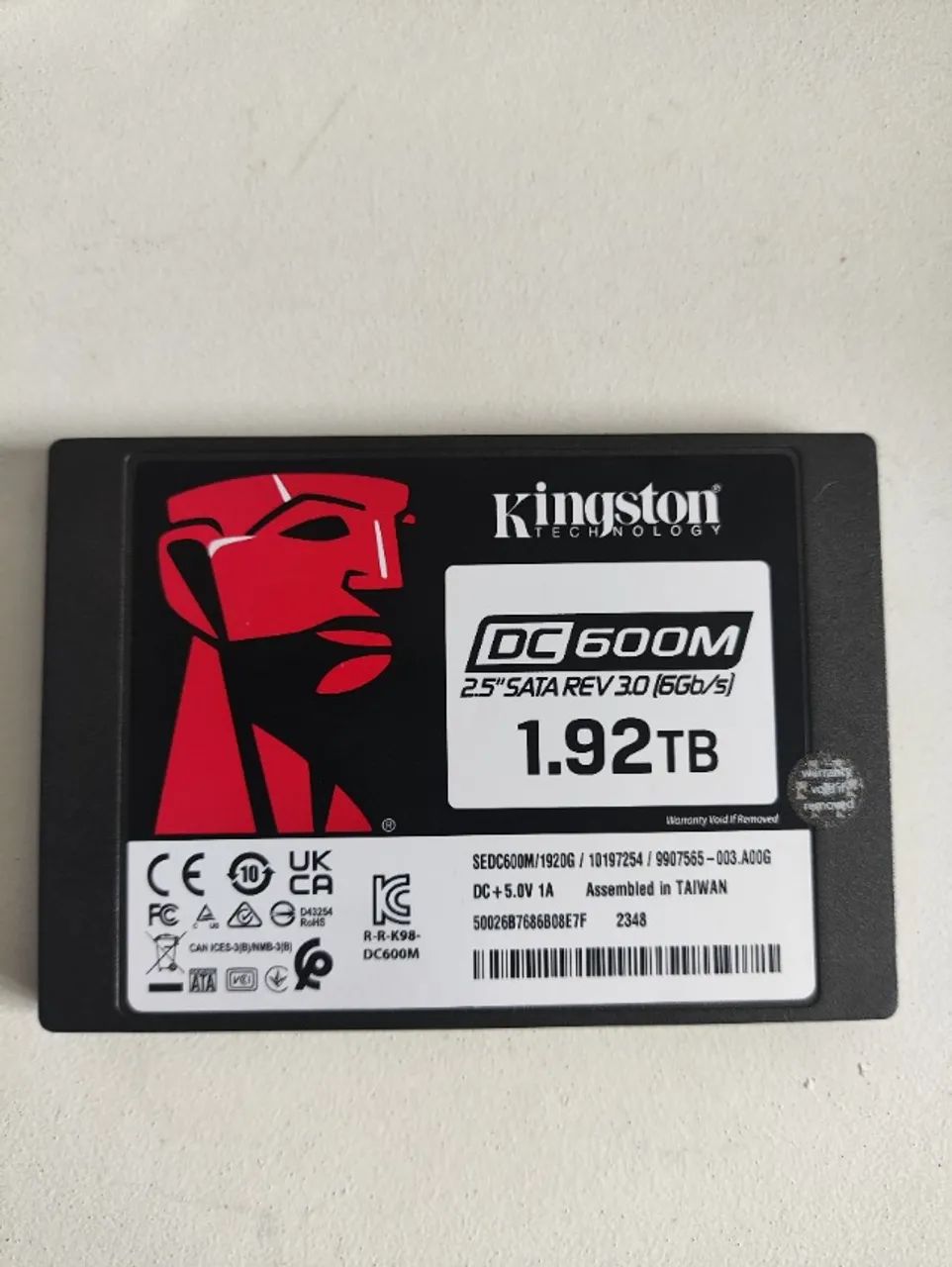 SSD SATA Kingston DC600M 1.92TB 