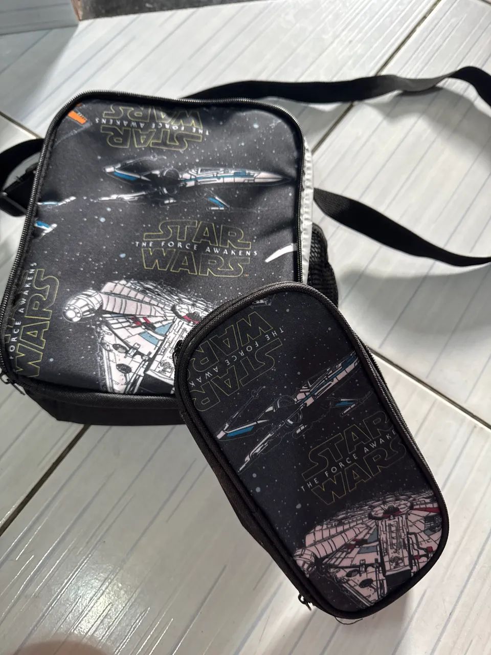 Estojo e lancheira Star wars