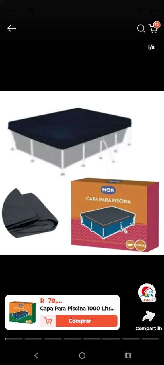 Capa para piscina plástica  - Foto 3