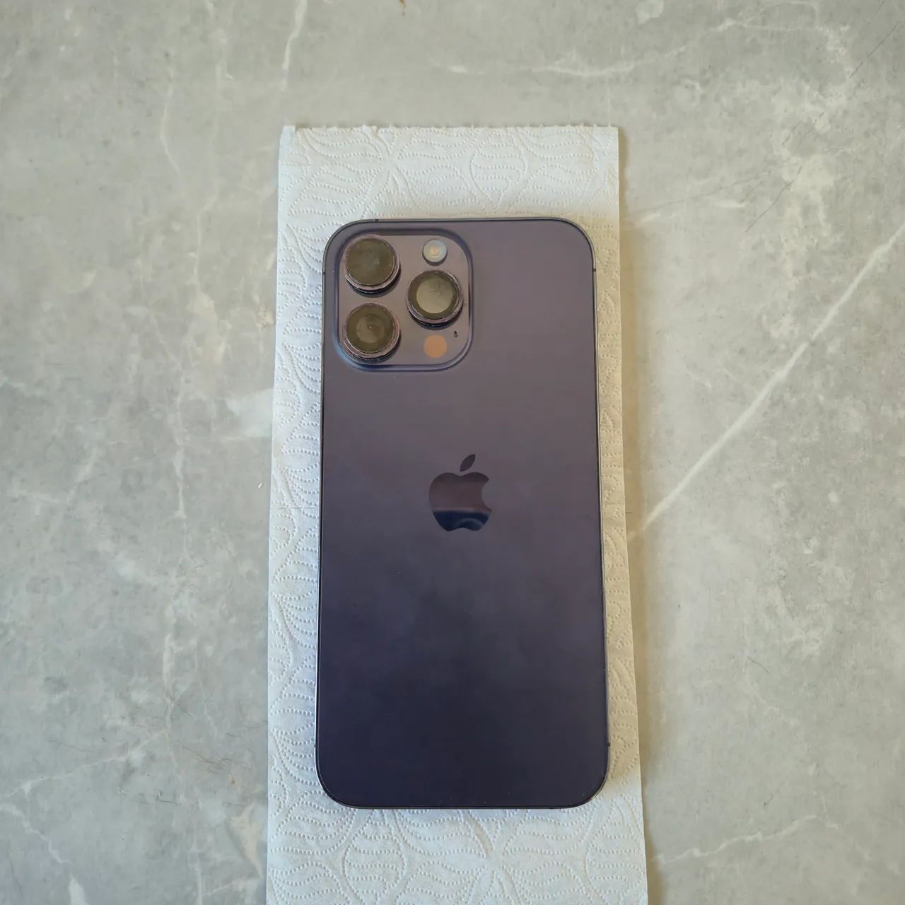 Carcaça original iPhone 14 Pro Max - Cor Roxo-espacial sem chip - Foto 2