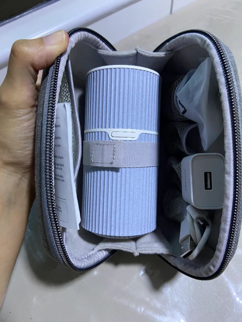 Difusor Portátil Recarregável doTERRA Pilot - Cinza - Ventiladores