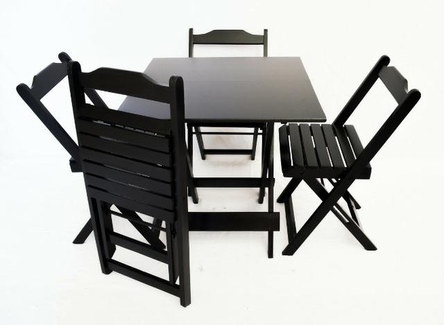 Mesa de bar 70x70 com 4 cadeiras direto do fabricante entrega até 24h 970014009