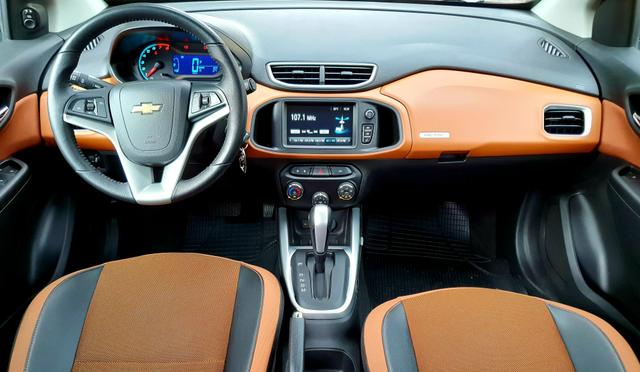 Aceita Troca GM Onix Activ 1.4 Flex Automático Único Dono Baixo Km - Foto 7