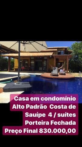 4 suítes casas Sauípe a + barata do condomínio 830 mil -preço final oportunidade