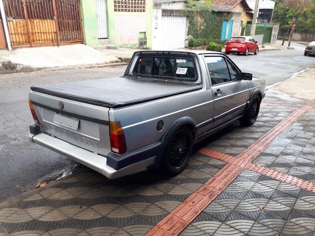 Volkswagen Saveiro GL 1.8 Turbo recaro bbs 17 manual chave reserva legalizada doc 19 - Foto 5