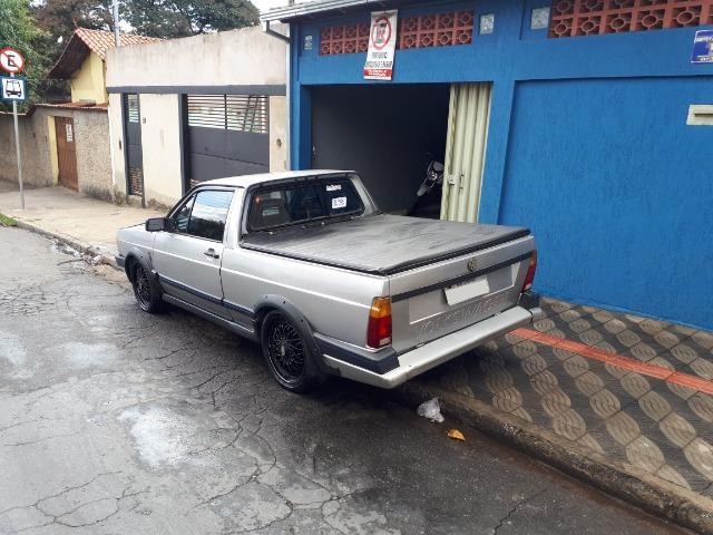 Volkswagen Saveiro GL 1.8 Turbo recaro bbs 17 manual chave reserva legalizada doc 19 - Foto 9
