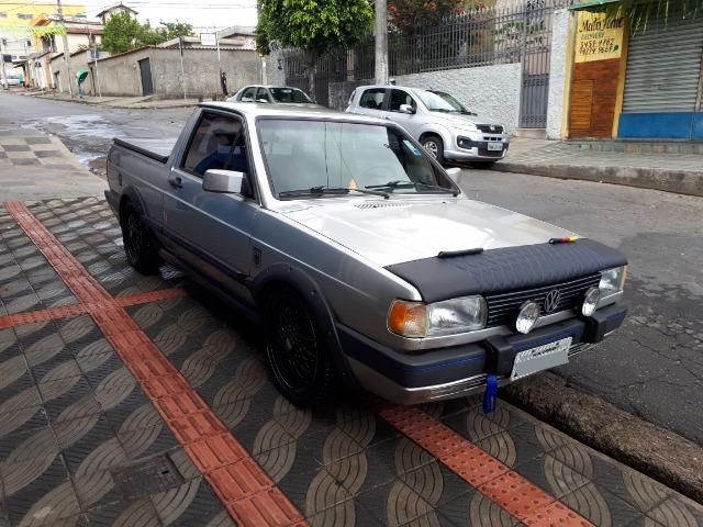Volkswagen Saveiro GL 1.8 Turbo recaro bbs 17 manual chave reserva legalizada doc 19 - Foto 7