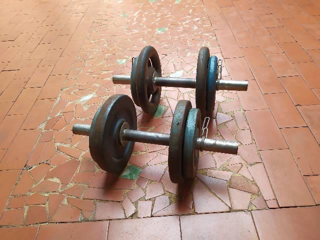Halteres de 24kg usados. - Foto 2
