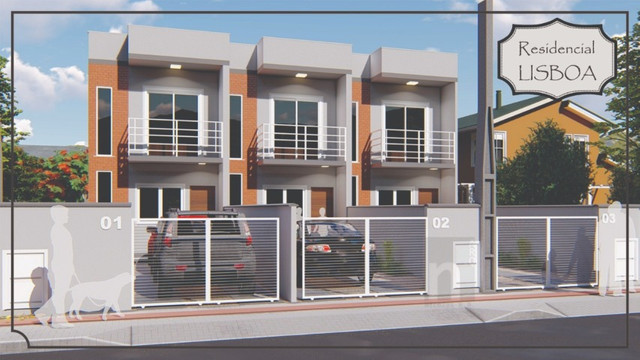 Casa Geminada com passagem lateral na Limeira, Brusque-SC - Foto 4