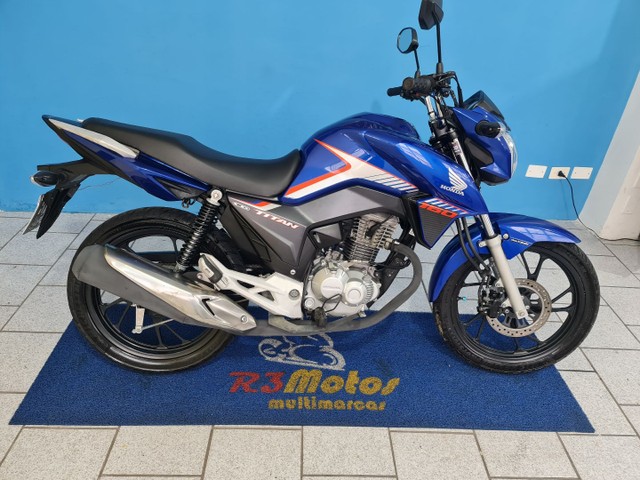 TITAN 160 2018 AZUL / MOTO IMPECÁVEL !