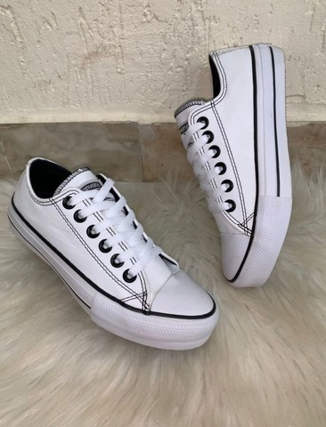 All star converse - Preto Couro - Sabatelly Store