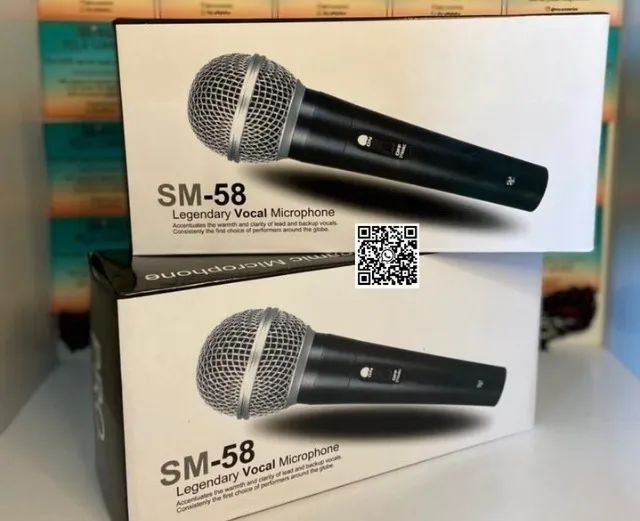 Promoção: 2 Microfone primeira Linha SM58 Excelente Qualidade, entregamos