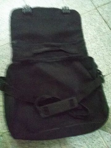 Pasta tipo carteiro preta  - Foto 3