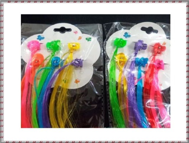 Kit mechas coloridas infantis com 6 unidades - Foto 4