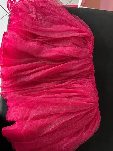 Carnaval Saia tule rosa barbie - ateliê - Foto 4