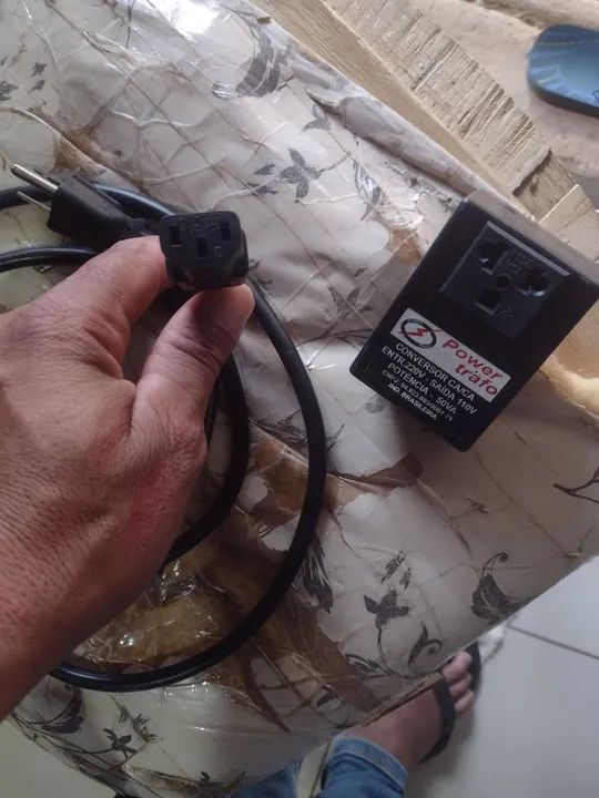 Carregador e conversor para bicicleta elétrica 