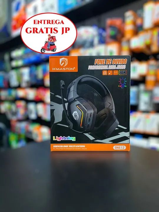 HEADSET GAMER RGB BLUETOOTH HMASTON SNS12