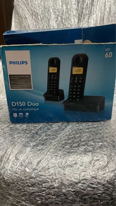Telefone sem fio Philips D150 Duo - Foto 2