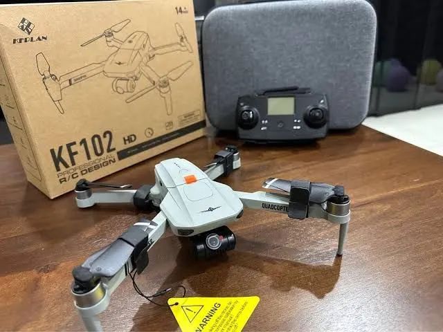 Drone kf102 profissional c gimbal 2 eixos e GPS novo completo promoção imperdível 