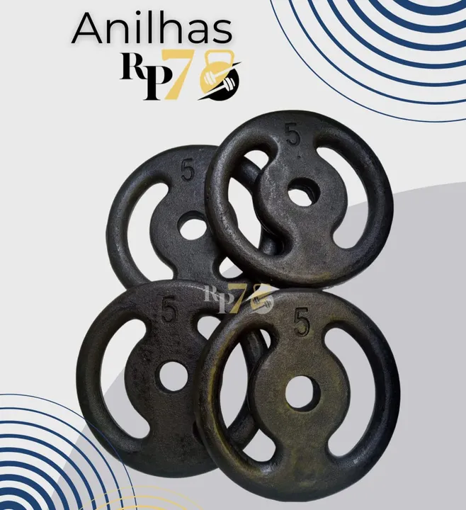 Anilhas para Barra - 5kg - Novas