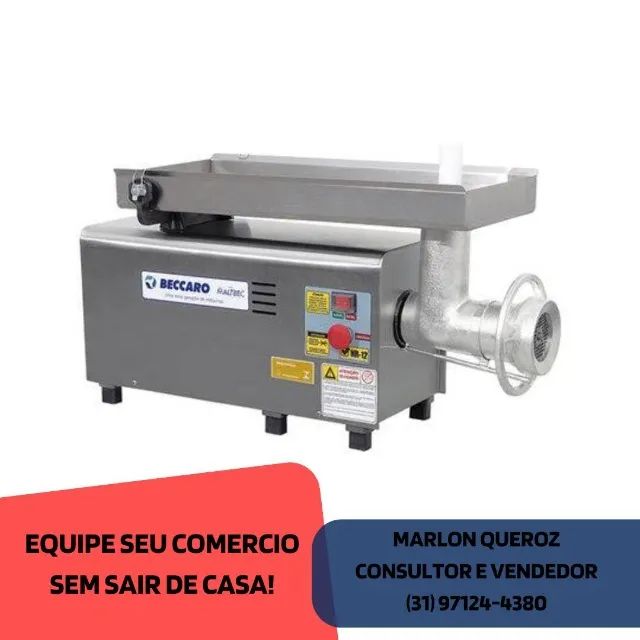 Moedor de Carne Boca 22 Inox Beccaro