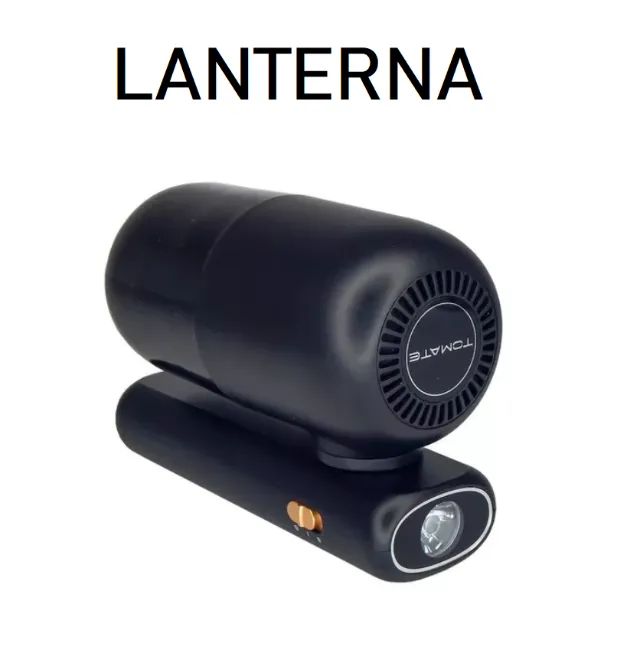 MINI COMPRESSOR DE AR PORTATIL AUTOMOTIVO / ASPIRADOR DE PO TOMATE C/ LANTERNA MXC-K101 - Foto 2