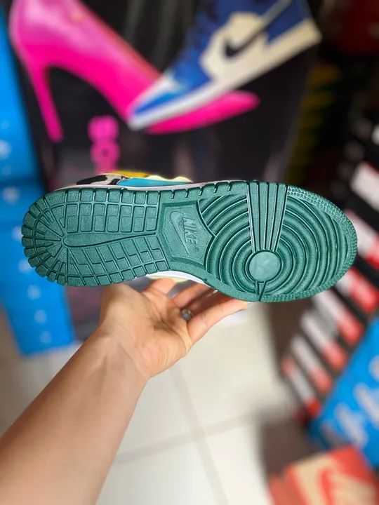 Tênis Nike Dunk estampado Vaca unissex - Foto 3