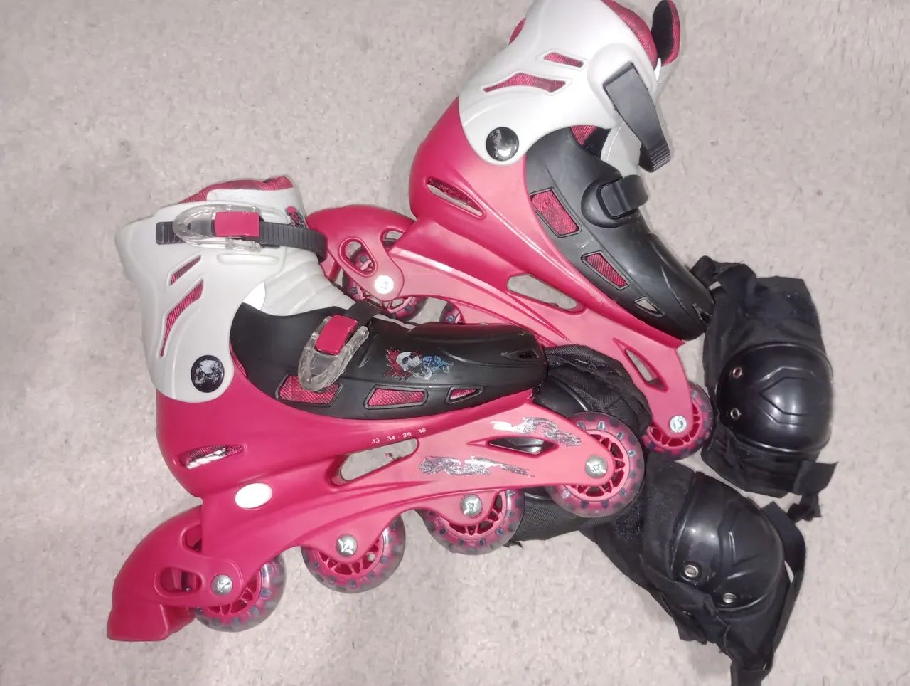 Patins Infantil Vermelho