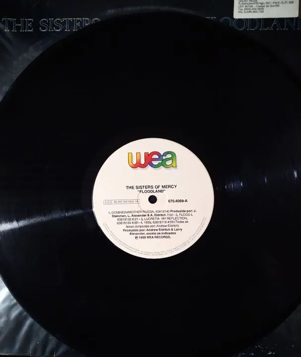 LP The Sisters of mercy - Floodland - Foto 5