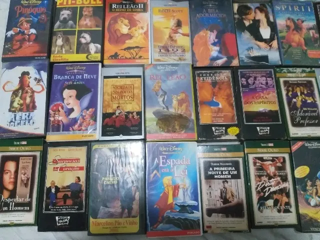Vendo fitas de vídeo cassete RARAS