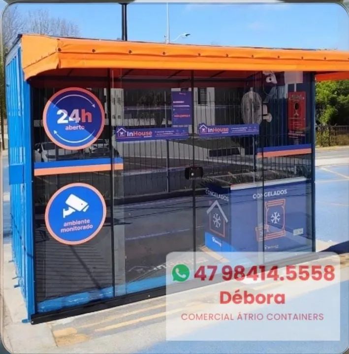 Container mercadinho Desmontável 