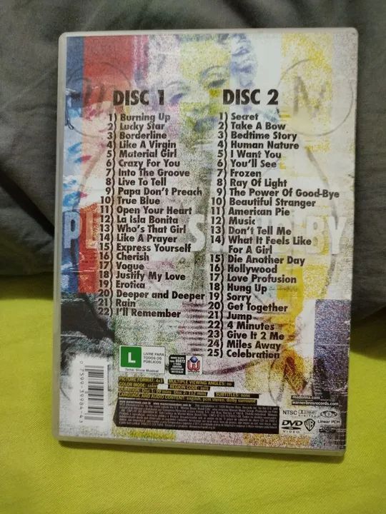 DVD MADONNA CELEBRATE THE VIDEO COLLECTION - Foto 2