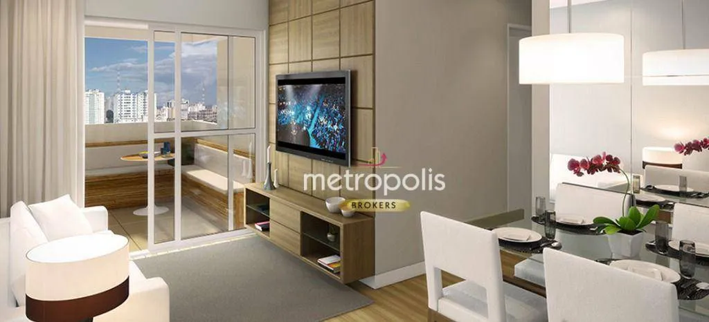 Apartamento à venda, 51 m² por R$ 414.000,00 - Vila Humaitá - Santo André/SP