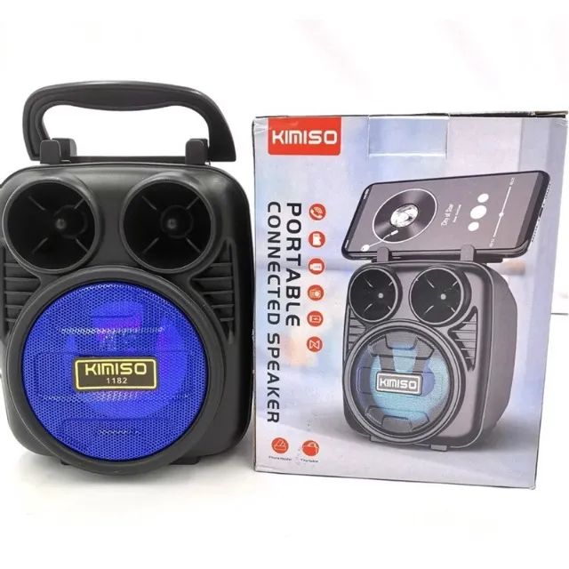 Caixa de Som Led Rádio Bluetooth Mini Speaker (Garantia)