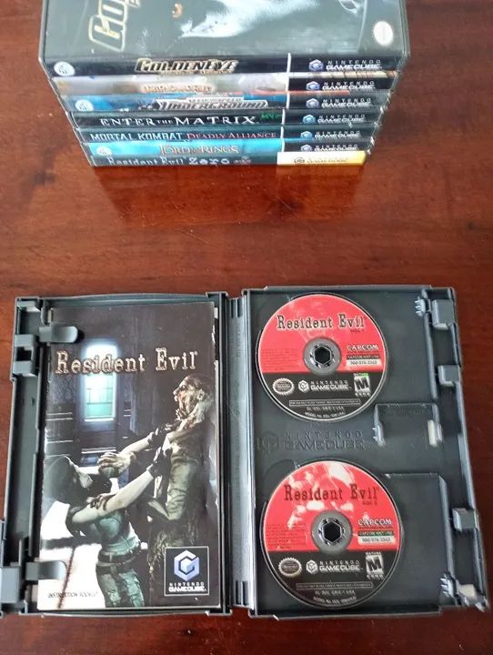 Nintendo game cube jogos resident evil  - Foto 2