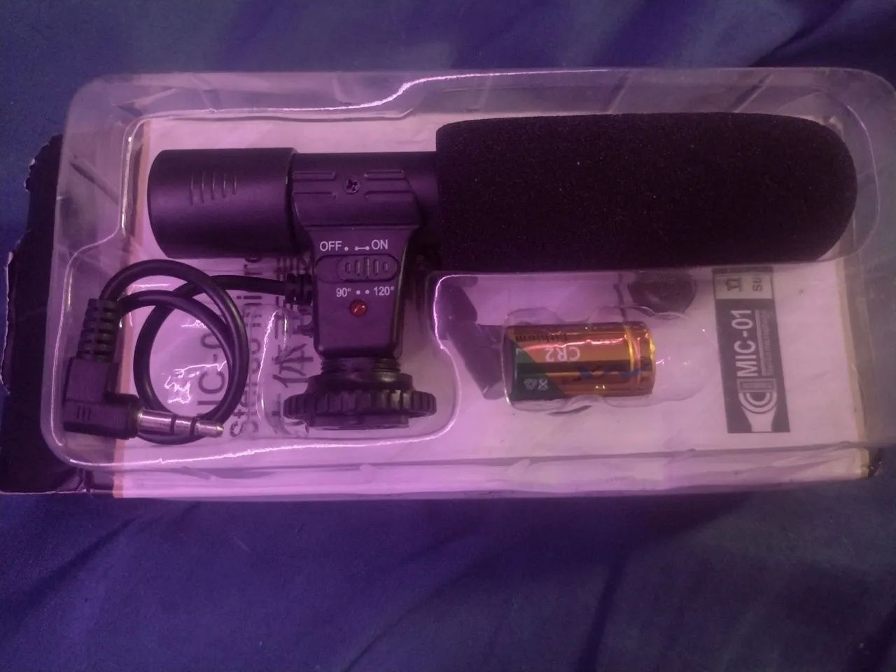 microfone para celular e Pc com adaptador 